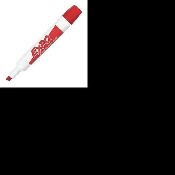 MARCADOR PPIZ. GRUESO EXPO PLAST. ROJO E12C144